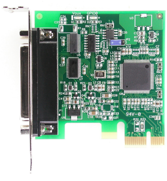 Click for large picture of the PCI Express (PCIe) LF9189KB EPP/ECP Parallel Port Host Adapter
