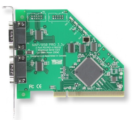 Click for Large Picture of 2 Port PCI-X RS232 Card